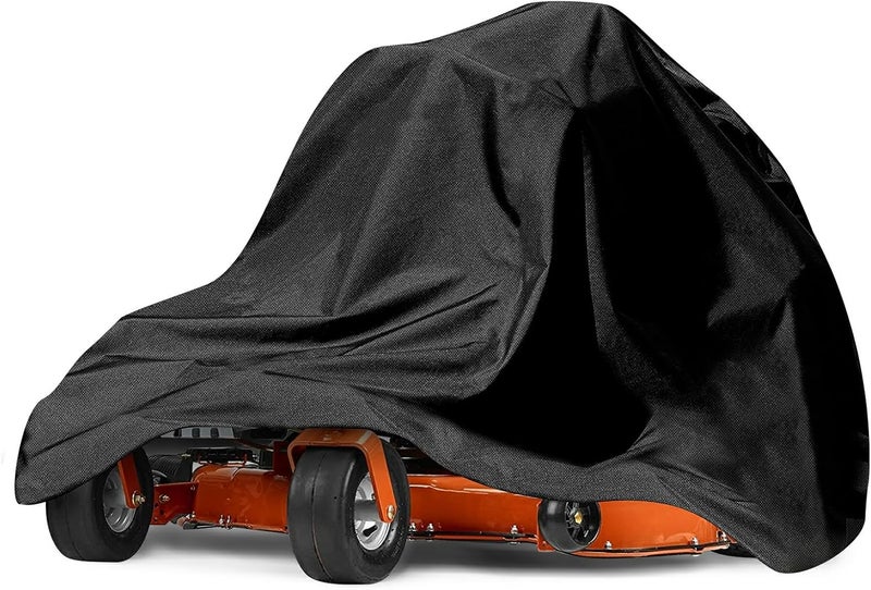 bruwaa Zero Turn Mower Cover, 600D Heavy Duty Universal Fit Lawn Mower Covers, Waterproof, UV, Dust and Wind-Resistant for Outdoor Protection - Image 1